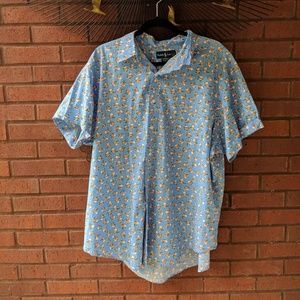 Ralph Lauren Floral Short Sleeve Button Down 2xl